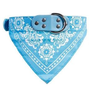 SUPREPET Cute Adjustable Small Dog Collars Puppy Pet Slobber Towel Outdoor Cat Collar Print Scarf  Design Dog Collar Neckerchief