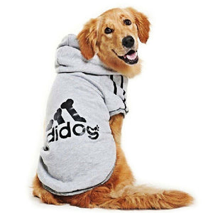 Casual Autumn Winter Hoodie Outfit Adidog Pet Dog Clothes Warm Hoodie Coat Clothes Jacket Pet Dog Cloth Fashion  Dog Pets Coats