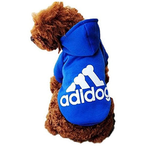 Casual Autumn Winter Hoodie Outfit Adidog Pet Dog Clothes Warm Hoodie Coat Clothes Jacket Pet Dog Cloth Fashion  Dog Pets Coats