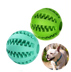 Dog Toys For Dog Toothbrush Clean Ball Food Extra-tough Rubber Interactive Ball Dog Toy For Small  Medium Dogs Products