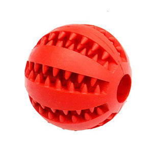 Dog Toys For Dog Toothbrush Clean Ball Food Extra-tough Rubber Interactive Ball Dog Toy For Small  Medium Dogs Products