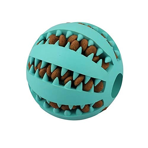 Dog Toys For Dog Toothbrush Clean Ball Food Extra-tough Rubber Interactive Ball Dog Toy For Small  Medium Dogs Products