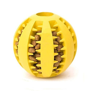 Dog Toys For Dog Toothbrush Clean Ball Food Extra-tough Rubber Interactive Ball Dog Toy For Small  Medium Dogs Products