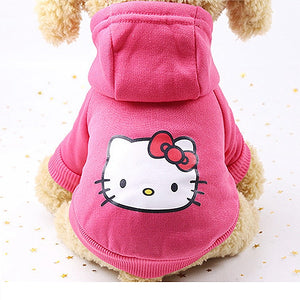 dog winter clothes Cartoon Print Pet Dog Clothes Jacket for Small Dogs Chihuahua French Bulldog Teddy Costume Pets Clothing