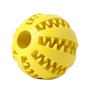 Pet Sof Pet Dog Toys Toy Funny Interactive Elasticity Ball Dog Chew Toy For Dog Tooth Clean Ball Of Food Extra-tough Rubber Ball