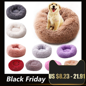 Super Soft Dog Bed Washable long plush Dog Kennel Deep Sleep Dog House Velvet Mats Sofa For Dog Chihuahua Dog Basket Pet Bed